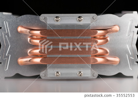 modern computer processor cooler or radiator or modern computer processor cooler or radiator or 35552553