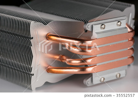 modern computer processor cooler or radiator or 35552557