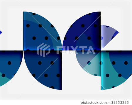 Circle elements on black background Circle elements on black background 35553255