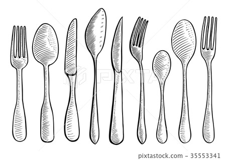 spoon and knife 35553341