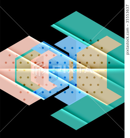 Color triangles background design 35553637