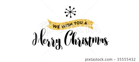 Merry Christmas hand drawn card, illustrations and icons, lettering design Merry Christmas hand drawn card, illustrations and icons, lettering design 35555432