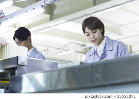 Factory, production line, worker 35555873