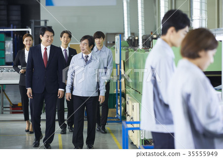 工廠，解釋，商人，女商人 35555949