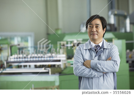 Factory, worker, manager Factory, worker, manager 35556026