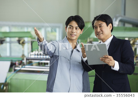 Factory, Worker, Businessman Factory, Worker, Businessman 35556043