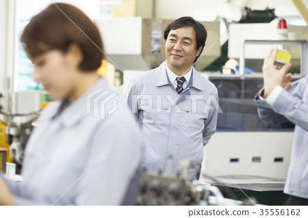 Factory, production line, worker Factory, production line, worker 35556162