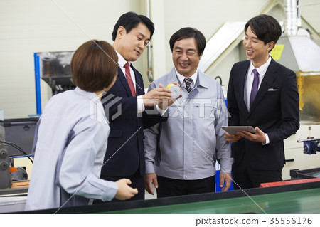 Factory, production line, worker 35556176