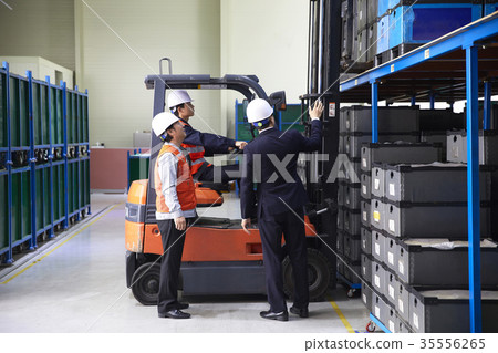 Industry, factory, forklift, worker 35556265
