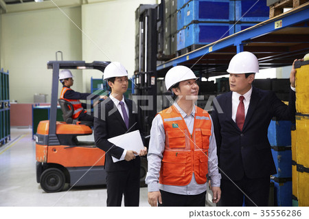 Industry, factory, forklift, worker 35556286