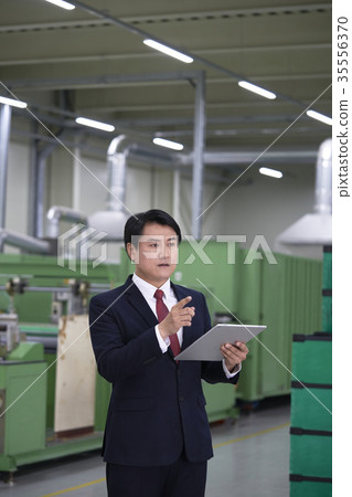 Factory, Businessman, Executive Factory, Businessman, Executive 35556370