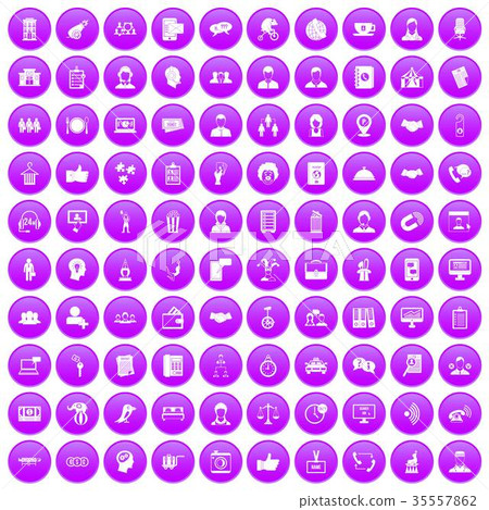 100 coherence icons set purple 100 coherence icons set purple 35557862
