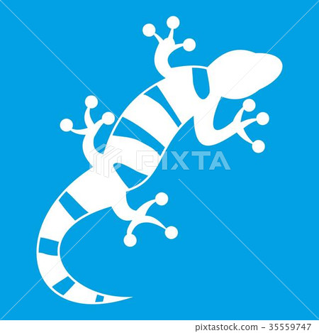 Lizard icon white Lizard icon white 35559747