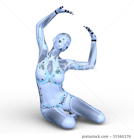 Female robot 35560176