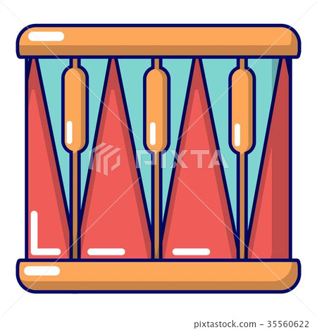 Bass drum icon, cartoon style - Stock Illustration [35560622] - PIXTA