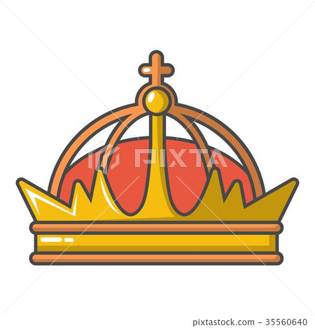 Imperial crown icon, cartoon style Imperial crown icon, cartoon style 35560640