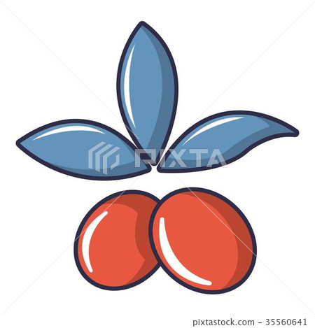 Cranberries icon, cartoon style Cranberries icon, cartoon style 35560641