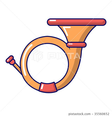 Cornet icon, cartoon style 35560652