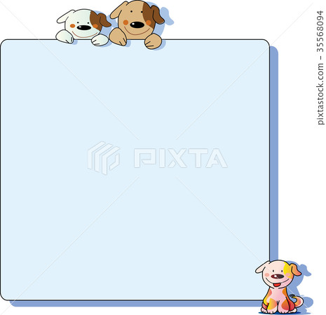 Dog greetings and announcements 35568094