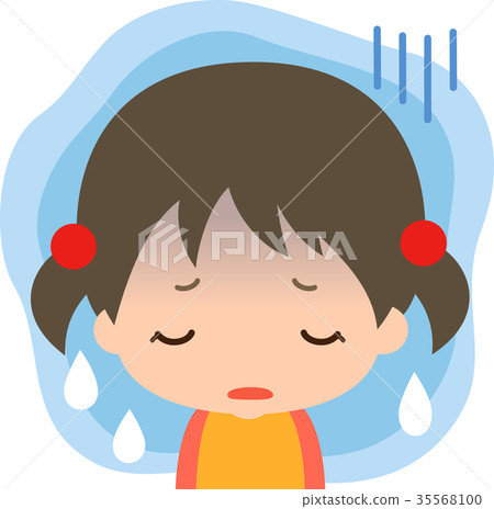 憂鬱的氣氛中的小女孩 憂鬱的氣氛中的小女孩 35568100