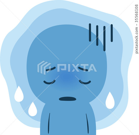 Image of a person in a melancholy atmosphere 35568108