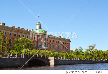 Mikhailovsky Castle was built in 18th century, St 35568496
