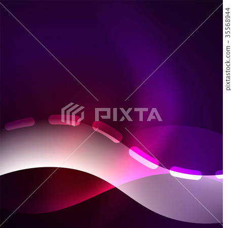 Vector glowing wave, smoke design wavy lines Vector glowing wave, smoke design wavy lines 35568944