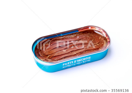 Canned anchovy fillets 35569136