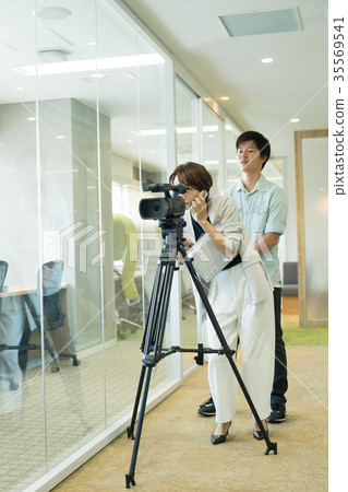 Shooting Photographer Recording Director Image 35569541