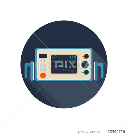 Defibrillator in flat. Device for restoring the Defibrillator in flat. Device for restoring the 35569756