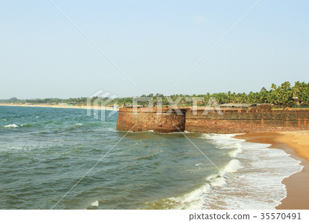 fort near beach at sunny day fort near beach at sunny day 35570491