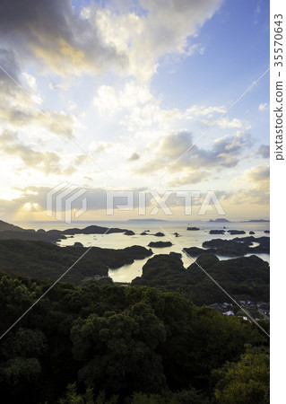 美麗的長崎的Kujukushima島 35570643