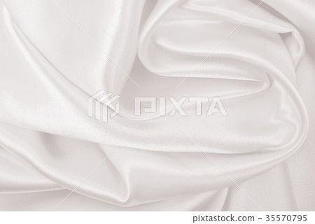 Smooth elegant golden silk or satin luxury cloth  35570795