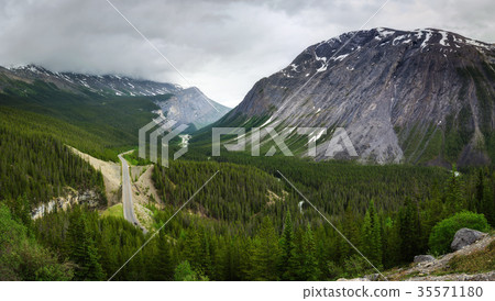 Scenic view of Icefields Parkway and Cirrus Scenic view of Icefields Parkway and Cirrus 35571180