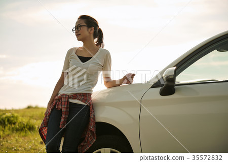 駕駛女人肖像 35572832