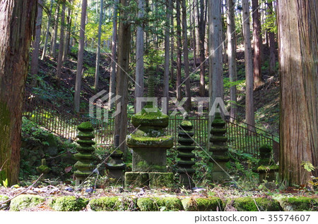 Shinshu Ueda的文化遺產Torakuji Stone多層寶塔和石頭多層寶塔 35574607