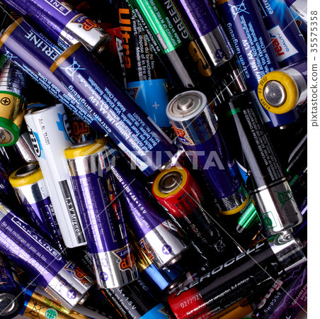 lots of batteries to recycle lots of batteries to recycle 35575358