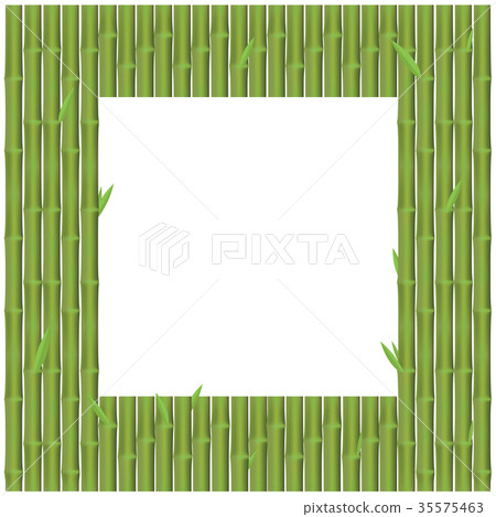Bamboo branches is rectangular position for frame Bamboo branches is rectangular position for frame 35575463