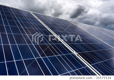 producing electric energy with solar panel 35575534