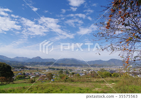 Shinshu Ueda的歷史景點Shiotadaira的觀點來自Shiota Joruri（杏子種子）由Kasumi Hojo統治的地區 35575563