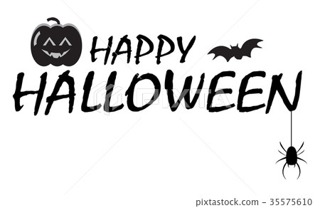 Happy Halloween Text Banner. Happy Halloween Text Banner. 35575610