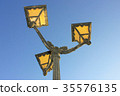 Old vintage metal street lamp 35576135