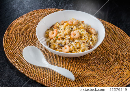 Common fried rice Typical fried rice Chinese cuisine 35576349