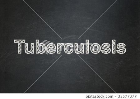 Health concept: Tuberculosis on chalkboard 35577377