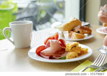 早餐，西式早餐，朝食、西洋式朝食、Breakfast, western breakfast, 35579867
