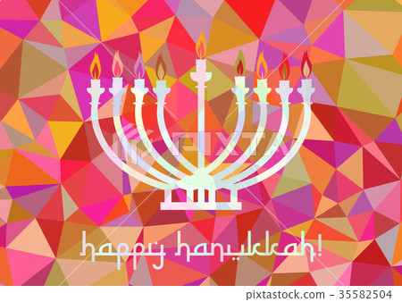 Postcard for Festival of Lights Hanukkah Postcard for Festival of Lights Hanukkah 35582504
