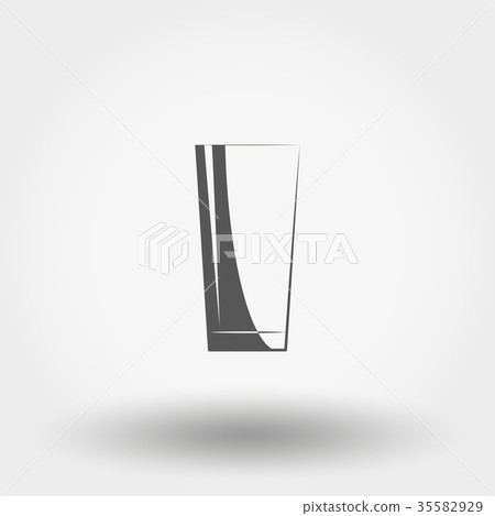Classic glassful. Vector Icon. 35582929