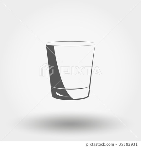 Classic glassful. Vector Icon. Classic glassful. Vector Icon. 35582931