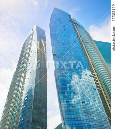 Singapore business financial skyscraper buildings 35583139