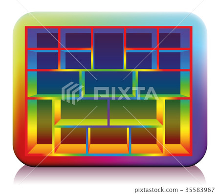 Type Case Colored Rounded Edges Type Case Colored Rounded Edges 35583967